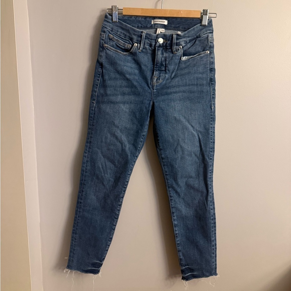 Good American Dark Blue Skinny Jeans